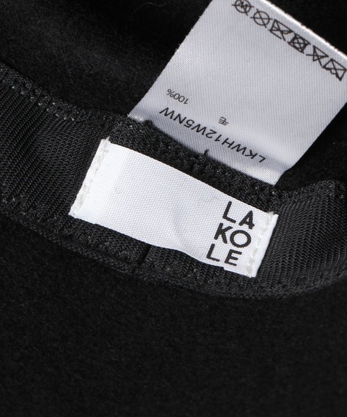LAKOLE（ラコレ）の「ウールバスクハット / 577917（ハット・レディース・ブラック/ブラウン・FREE）」の3枚目の写真