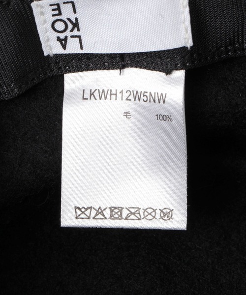 LAKOLE（ラコレ）の「ウールバスクハット / 577917（ハット・レディース・ブラック/ブラウン・FREE）」の5枚目の写真