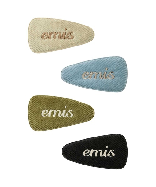 EMIS(イミス)の「ES CORDUROY WIDE HAIRPIN(ヘアピン・レディース・スカイブルー/オリーブ/ブラック/ベージュ・FREE)」の5枚目の写真