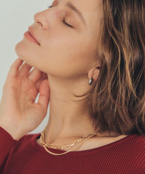 YECCA VECCA（イェッカヴェッカ）の「3連チェーンMIXネックレス（ネックレス・レディース・その他6/ゴールド・FREE）」の5枚目の写真