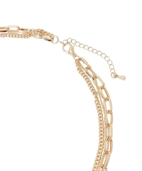 YECCA VECCA（イェッカヴェッカ）の「3連チェーンMIXネックレス（ネックレス・レディース・その他6/ゴールド・FREE）」の10枚目の写真