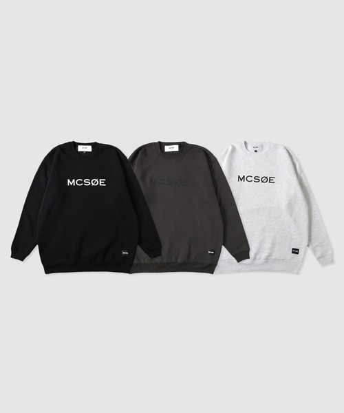 MFC STORE（エムエフシーストア）の「MFC STORE EMPTY SET CREWNECK（スウェット・メンズ・ブラック/アッシュ/チャコール・S/M/L/XL）」の4枚目の写真
