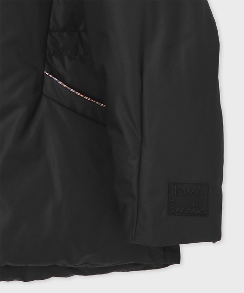 Paul Smith（ポールスミス）の「ウィメンズ ラウンド ショートダウン / 255050 364C（ダウンジャケット/コート・レディース・ブラック/グレイッシュベージュ・40/38）」の8枚目の写真