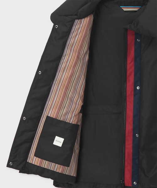 Paul Smith（ポールスミス）の「ウィメンズ ラウンド ショートダウン / 255050 364C（ダウンジャケット/コート・レディース・ブラック/グレイッシュベージュ・40/38）」の10枚目の写真