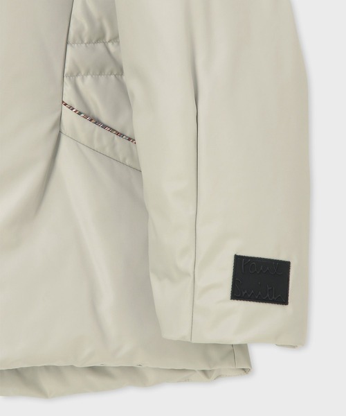 Paul Smith（ポールスミス）の「ウィメンズ ラウンド ショートダウン / 255050 364C（ダウンジャケット/コート・レディース・ブラック/グレイッシュベージュ・40/38）」の13枚目の写真