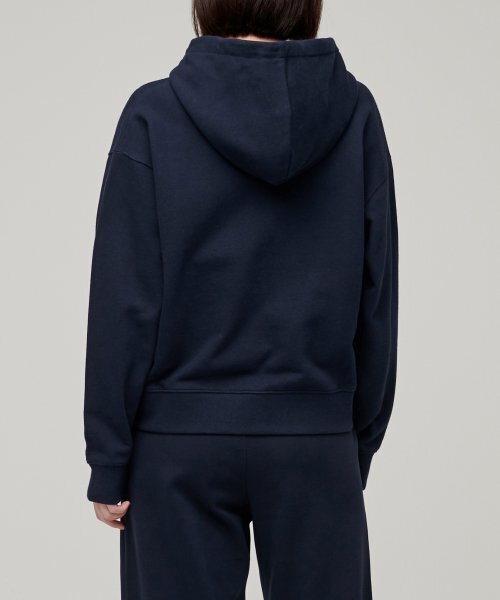 MUSINSA STANDARD WOMAN（ムシンサスタンダードウーマン）の「レディースフード付きスウェットジップアップ[ネイビー]（パーカー・レディース・その他・SMALL/MEDIUM/LARGE/X-SMALL）」の11枚目の写真