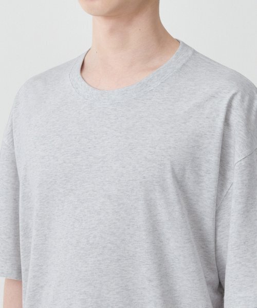 MUSINSA STANDARD（ムシンサスタンダード）の「[クールタンダード] オーバーサイズクルーネックTシャツ [メランジライトグレー]（Tシャツ/カットソー・メンズ・その他・SMALL/MEDIUM/LARGE/X-LARGE/XX-LARGE/XXX-LARGE）」の7枚目の写真