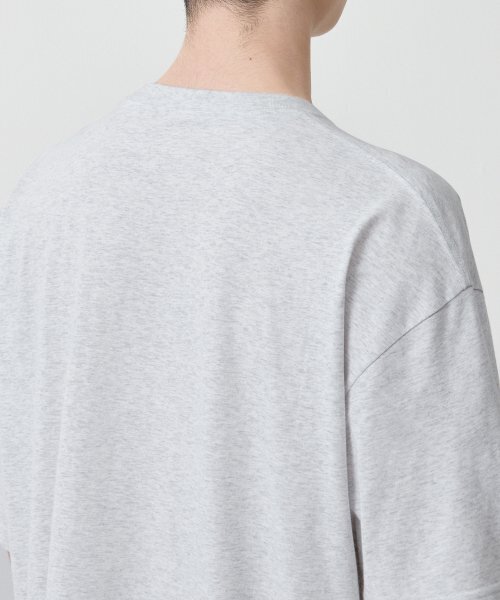 MUSINSA STANDARD（ムシンサスタンダード）の「[クールタンダード] オーバーサイズクルーネックTシャツ [メランジライトグレー]（Tシャツ/カットソー・メンズ・その他・SMALL/MEDIUM/LARGE/X-LARGE/XX-LARGE/XXX-LARGE）」の8枚目の写真