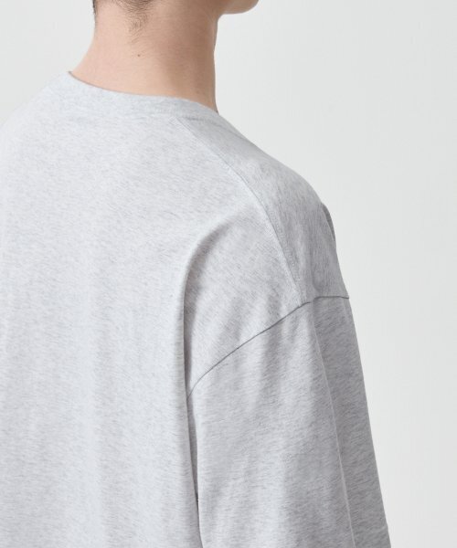 MUSINSA STANDARD（ムシンサスタンダード）の「[クールタンダード] オーバーサイズクルーネックTシャツ [メランジライトグレー]（Tシャツ/カットソー・メンズ・その他・SMALL/MEDIUM/LARGE/X-LARGE/XX-LARGE/XXX-LARGE）」の9枚目の写真