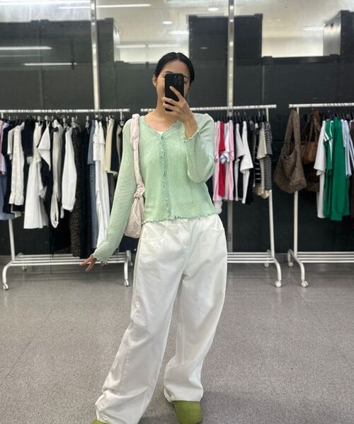 THE GREEN LAB（ザグリーンラボ）の「スクランチゴムドットバッグ[ブラック]（ショルダーバッグ・レディース・その他・ONE SIZE）」の16枚目の写真