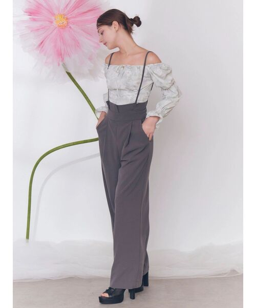 EATME(イートミー)の「タックワイドサロペットパンツ(その他パンツ・レディース・グレー/ブラック・SMALL/MEDIUM)」の21枚目の写真