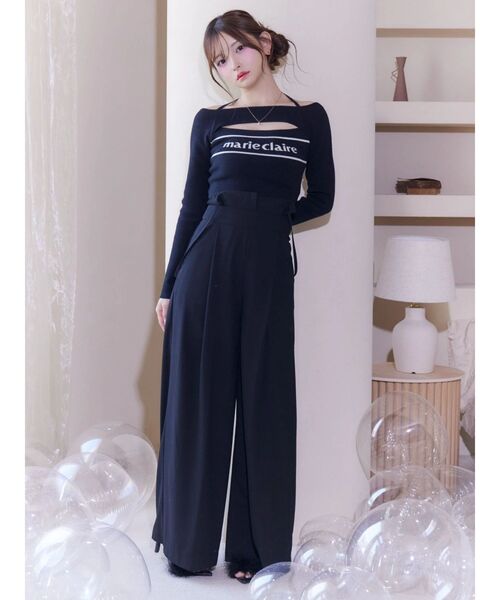 EATME(イートミー)の「タックワイドサロペットパンツ(その他パンツ・レディース・グレー/ブラック・SMALL/MEDIUM)」の17枚目の写真