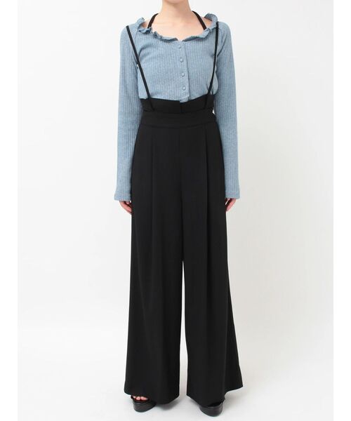 EATME(イートミー)の「タックワイドサロペットパンツ(その他パンツ・レディース・グレー/ブラック・SMALL/MEDIUM)」の13枚目の写真