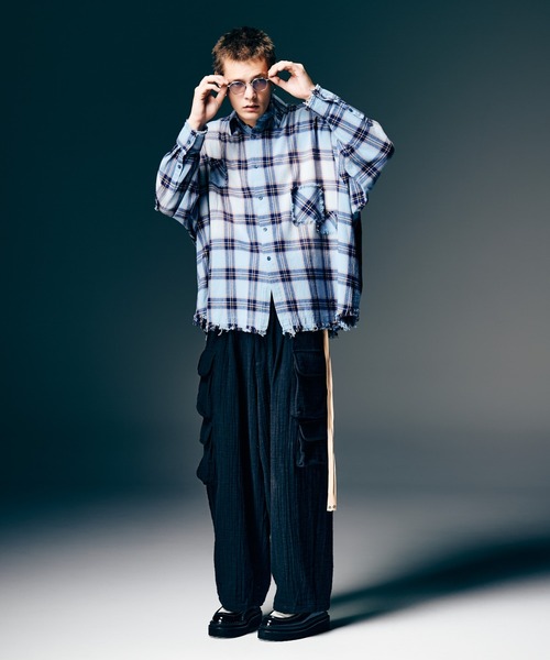 glamb(グラム)の「4XL Flannel Shirt / 4XLフランネルシャツ(シャツ/ブラウス・メンズ・レッド/ブルー・FREE)」の7枚目の写真