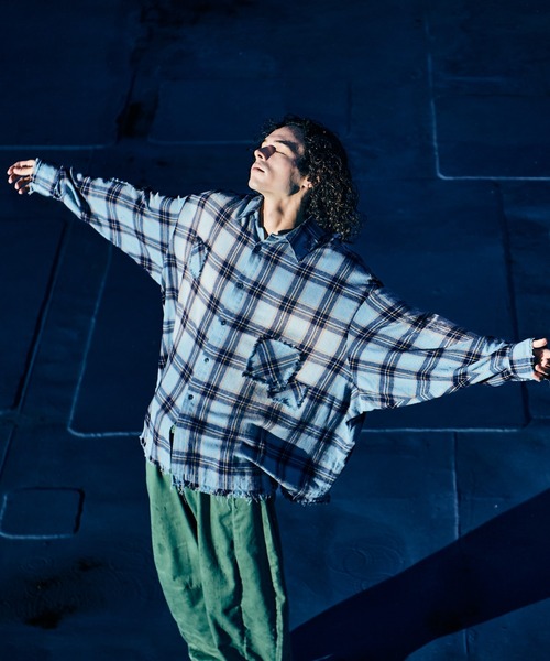 glamb(グラム)の「4XL Flannel Shirt / 4XLフランネルシャツ(シャツ/ブラウス・メンズ・レッド/ブルー・FREE)」の12枚目の写真