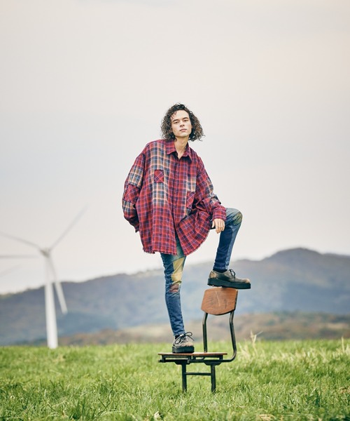 glamb(グラム)の「4XL Flannel Shirt / 4XLフランネルシャツ(シャツ/ブラウス・メンズ・レッド/ブルー・FREE)」の15枚目の写真