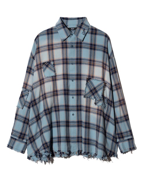 glamb(グラム)の「4XL Flannel Shirt / 4XLフランネルシャツ(シャツ/ブラウス・メンズ・レッド/ブルー・FREE)」の3枚目の写真