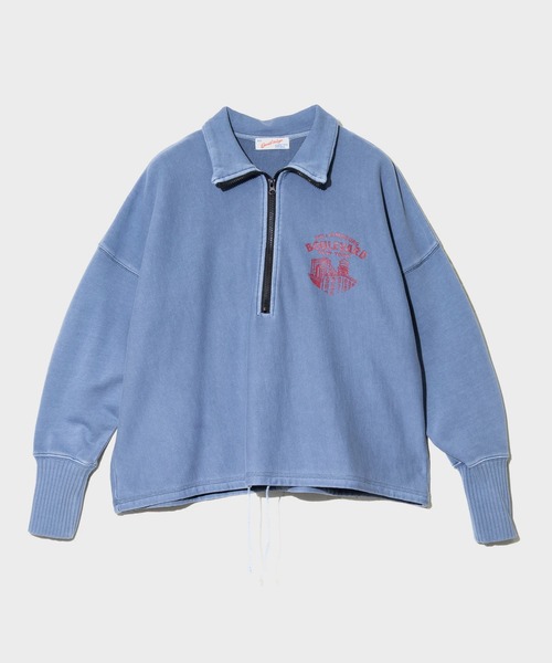 GENTIL/ジャンティー 裏毛 ハーフジップPO（スウェット）｜go slow