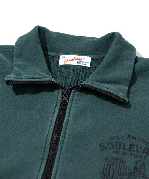 gentil様 GENTIL/ジャンティー 裏毛 ハーフジップPO（スウェット）｜go slow