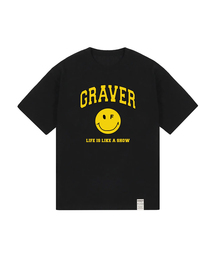 [UNISEX]アーチロゴライフドットスマイルバンファルティ_ブラック