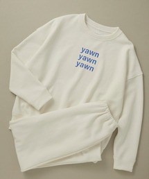 une nana cool（ウンナナクール）の「【綿100%】あくびのお嬢さんの裏毛プルオーバー（ルームウェア/パジャマ）」