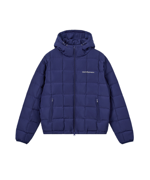 Rest&Recreation(レストアンドレクリエーション)の「SQUARE QUILTED HOOD DOWN JACKET - BLUE(ダウンジャケット/コート・メンズ・その他・SMALL/LARGE)」の6枚目の写真