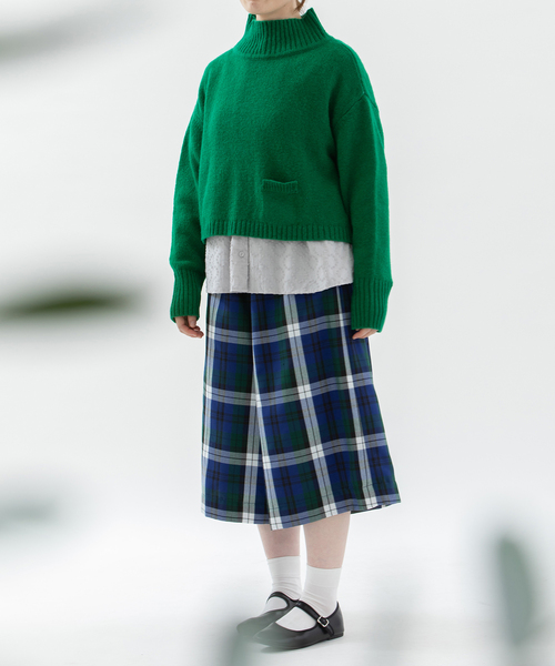 nop de nod（ノップドゥノッド）の「Cornetチェックガウチョパンツ（その他パンツ・レディース・ブルー/レッド/ブラウン・M）」の20枚目の写真