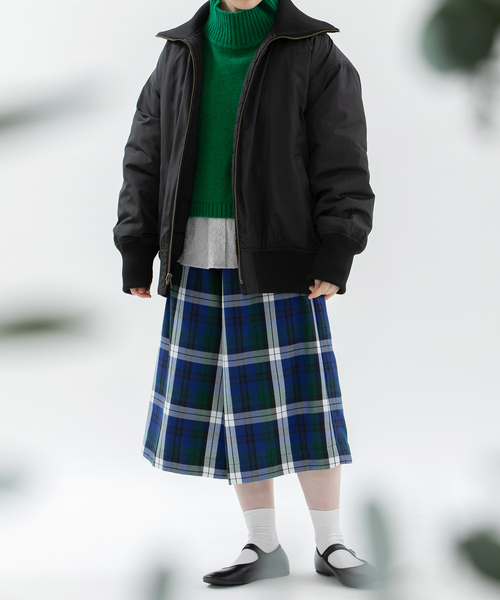 nop de nod（ノップドゥノッド）の「Cornetチェックガウチョパンツ（その他パンツ・レディース・ブルー/レッド/ブラウン・M）」の6枚目の写真