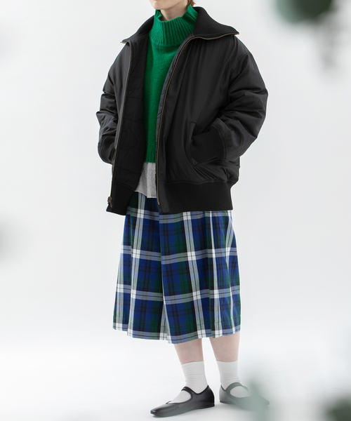 nop de nod（ノップドゥノッド）の「Cornetチェックガウチョパンツ（その他パンツ・レディース・ブルー/レッド/ブラウン・M）」の7枚目の写真