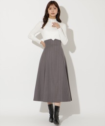 AND COUTURE（アンドクチュール）の「ビッグリボンフレアスカート（スカート・レディース）」