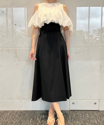 ビッグリボンフレアスカート