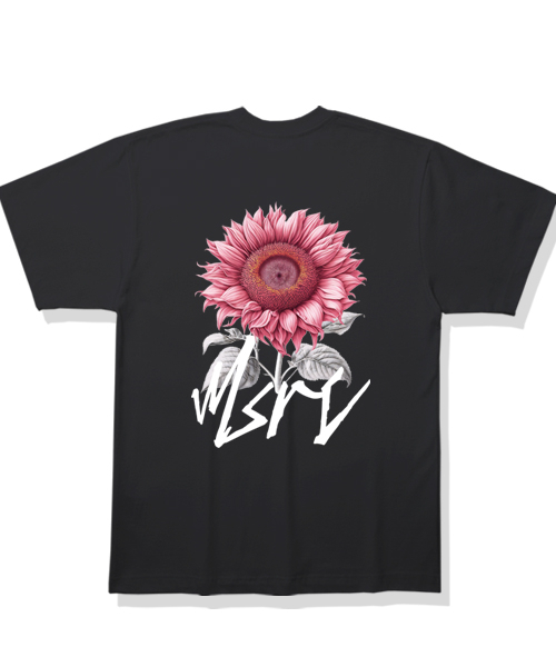 MONSTER REPUBLIC(モンスターリパブリック)の「サンフラワーベリーピンクTシャツブラック(Tシャツ/カットソー・レディース・その他・LARGE/MEDIUM/SMALL/X-LARGE)」の2枚目の写真
