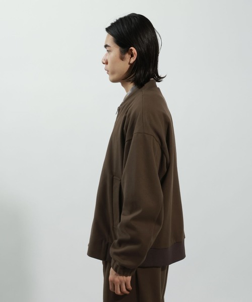 BAYFLOW（ベイフロー）の「[セットアップ可]ウールライクブルゾン【ストレッチ】（ブルゾン・メンズ・ブラウン/ブラック・MEDIUM/LARGE）」の11枚目の写真