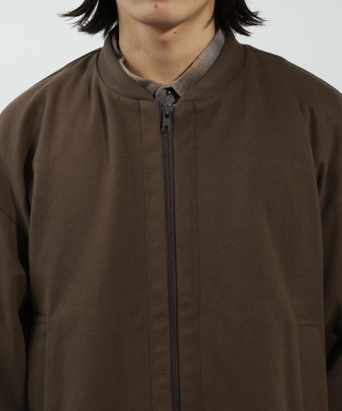 BAYFLOW（ベイフロー）の「[セットアップ可]ウールライクブルゾン【ストレッチ】（ブルゾン・メンズ・ブラウン/ブラック・MEDIUM/LARGE）」の13枚目の写真