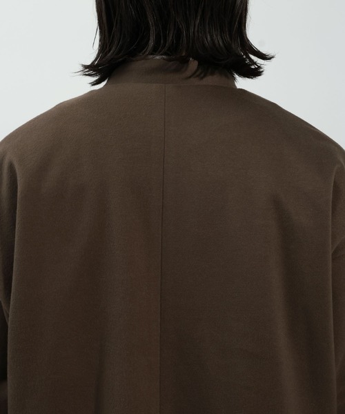 BAYFLOW（ベイフロー）の「[セットアップ可]ウールライクブルゾン【ストレッチ】（ブルゾン・メンズ・ブラウン/ブラック・MEDIUM/LARGE）」の14枚目の写真