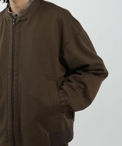 BAYFLOW（ベイフロー）の「[セットアップ可]ウールライクブルゾン【ストレッチ】（ブルゾン・メンズ・ブラウン/ブラック・MEDIUM/LARGE）」の15枚目の写真