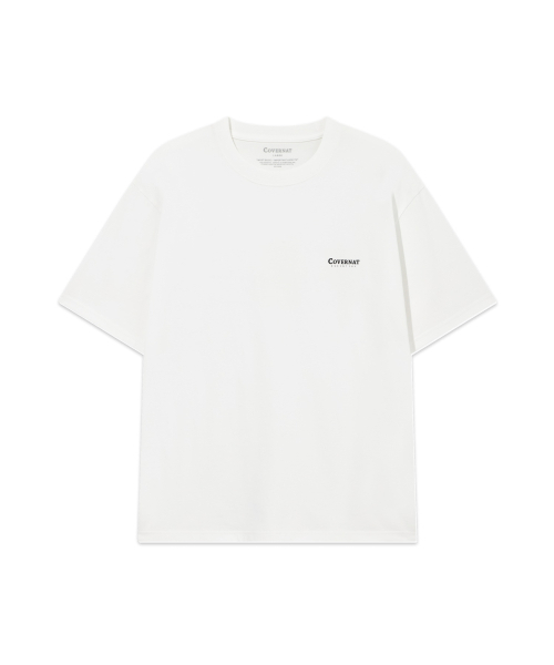 COVERNAT（カバーナット）の「[2PACK] クールコットンTシャツ ブラック+ホワイト（Tシャツ/カットソー・レディース・その他・LARGE/MEDIUM/X-LARGE/X-SMALL/SMALL/XX-LARGE）」の2枚目の写真