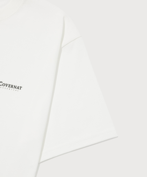 COVERNAT（カバーナット）の「[2PACK] クールコットンTシャツ ブラック+ホワイト（Tシャツ/カットソー・レディース・その他・LARGE/MEDIUM/X-LARGE/X-SMALL/SMALL/XX-LARGE）」の7枚目の写真
