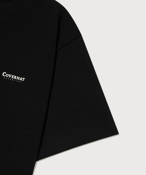 COVERNAT（カバーナット）の「[2PACK] クールコットンTシャツ ブラック+ホワイト（Tシャツ/カットソー・レディース・その他・LARGE/MEDIUM/X-LARGE/X-SMALL/SMALL/XX-LARGE）」の11枚目の写真
