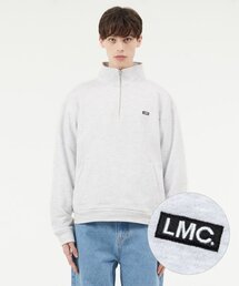BOX QUARTER ZIP SWEATSHIRT light heather gray