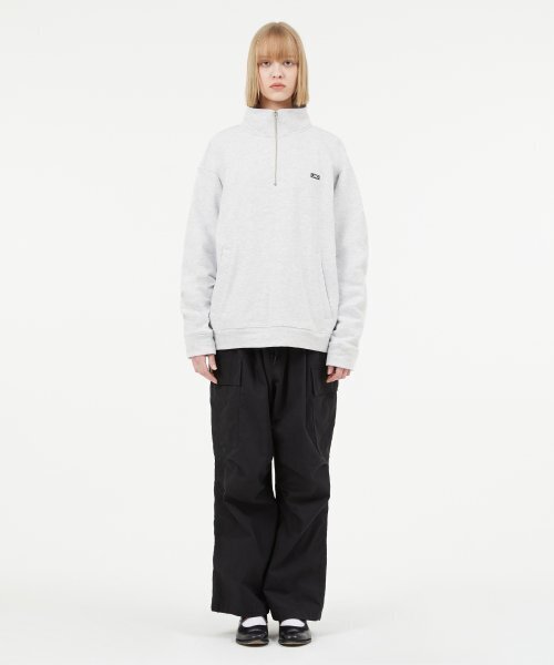 LMCの「BOX QUARTER ZIP SWEATSHIRT light heather gray（スウェット・レディース・その他・MEDIUM/LARGE/SMALL）」の5枚目の写真