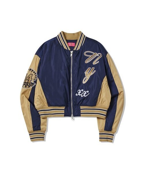 NYXX(エヌワイエックスエックス)の「OVIS COLOR BLOCK BOMBER JACKET NAVY(ブルゾン・レディース・その他・SMALL/MEDIUM)」の5枚目の写真