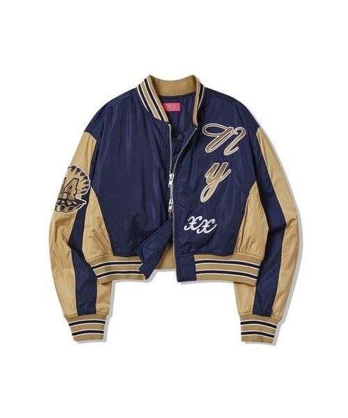 NYXX(エヌワイエックスエックス)の「OVIS COLOR BLOCK BOMBER JACKET NAVY(ブルゾン・レディース・その他・SMALL/MEDIUM)」の2枚目の写真