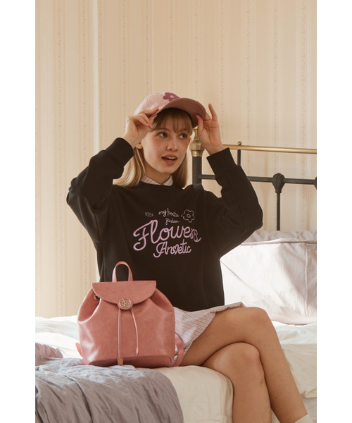 ANOETIC(アノエティック)の「ANC GARDEN SWEATSHIRT_BLACK(スウェット・レディース・ブラック・FREE)」の2枚目の写真