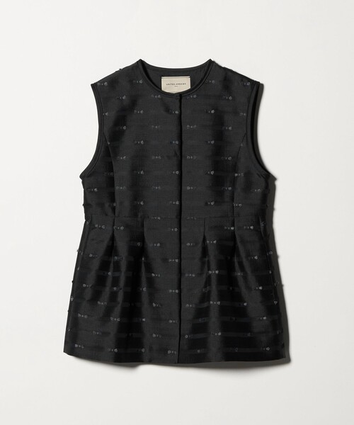 UNITED ARROWS（ユナイテッドアローズ）の「リボン カットジャガード ベスト（ベスト・レディース・ネイビー/ブラック・FREE）」の21枚目の写真