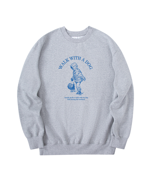 RADINEO(ラディネオ)の「ドッグウォーキングマンツーマン グレー(スウェット・メンズ・その他・MEDIUM/LARGE/X-LARGE)」の1枚目の写真