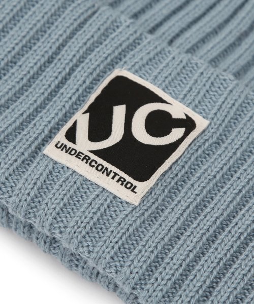 UNDERCONTROL(アンダーコントロール)の「四季用薄手ロングビーニーコットンニット男女共用ロゴビーニーハットBEANIE / CROSS BOX LOGO / L SKY(ニットキャップ/ビーニー・メンズ・その他・FREE)」の3枚目の写真