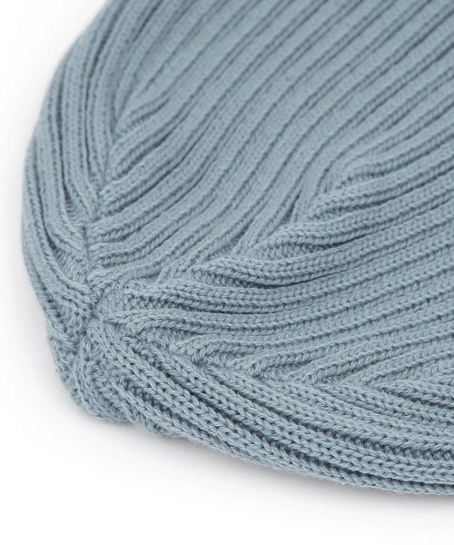 UNDERCONTROL(アンダーコントロール)の「四季用薄手ロングビーニーコットンニット男女共用ロゴビーニーハットBEANIE / CROSS BOX LOGO / L SKY(ニットキャップ/ビーニー・メンズ・その他・FREE)」の4枚目の写真