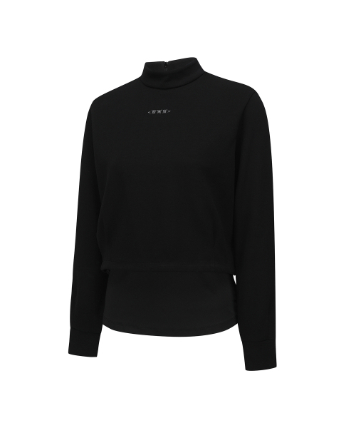ANEW GOLF(アニューゴルフ)の「LAYERD MOCK NECK L/TS_BK(Tシャツ/カットソー・レディース・その他・X-SMALL)」の3枚目の写真