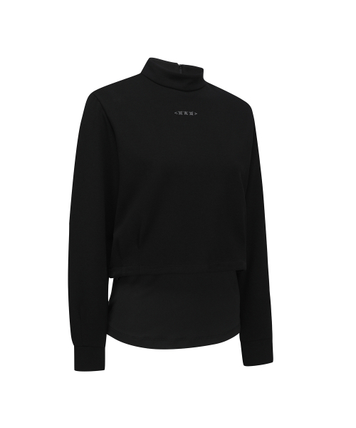 ANEW GOLF(アニューゴルフ)の「LAYERD MOCK NECK L/TS_BK(Tシャツ/カットソー・レディース・その他・X-SMALL)」の4枚目の写真